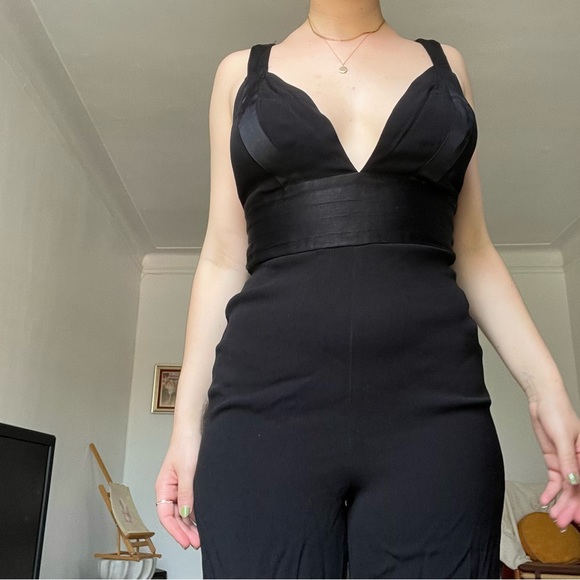 Artelier Nicole Miller Black Jumpsuit - Picture 3 of 4